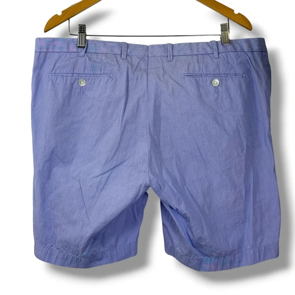 Polo Ralph Lauren Shorts Men 38 Blue Micro Stripe Slim GI Fit Cotton Golf Preppy